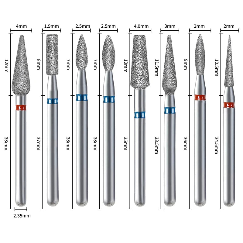 Milling Cutter Manicure Electric Nail Drill Bits Accessory Pedicure Qme