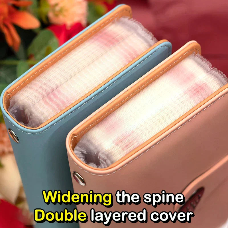 Banknote Storage Book Made Of PU Material, Can Hold 100 Banknotes, With Banknote Photos, Stamps, Bank Card Storage Book Qme