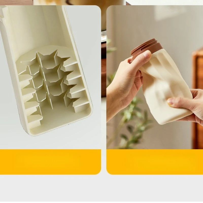 Food Grade Silicone Ice Cube Tray Reusable Cold Drink Cup Easy Qme