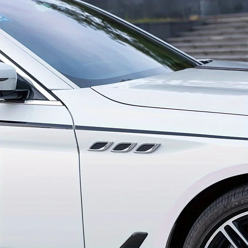 Upgrade Your Car's Style with Our Simulated Wind Styling Shark Gills Sticker - Perfect Fit Qme