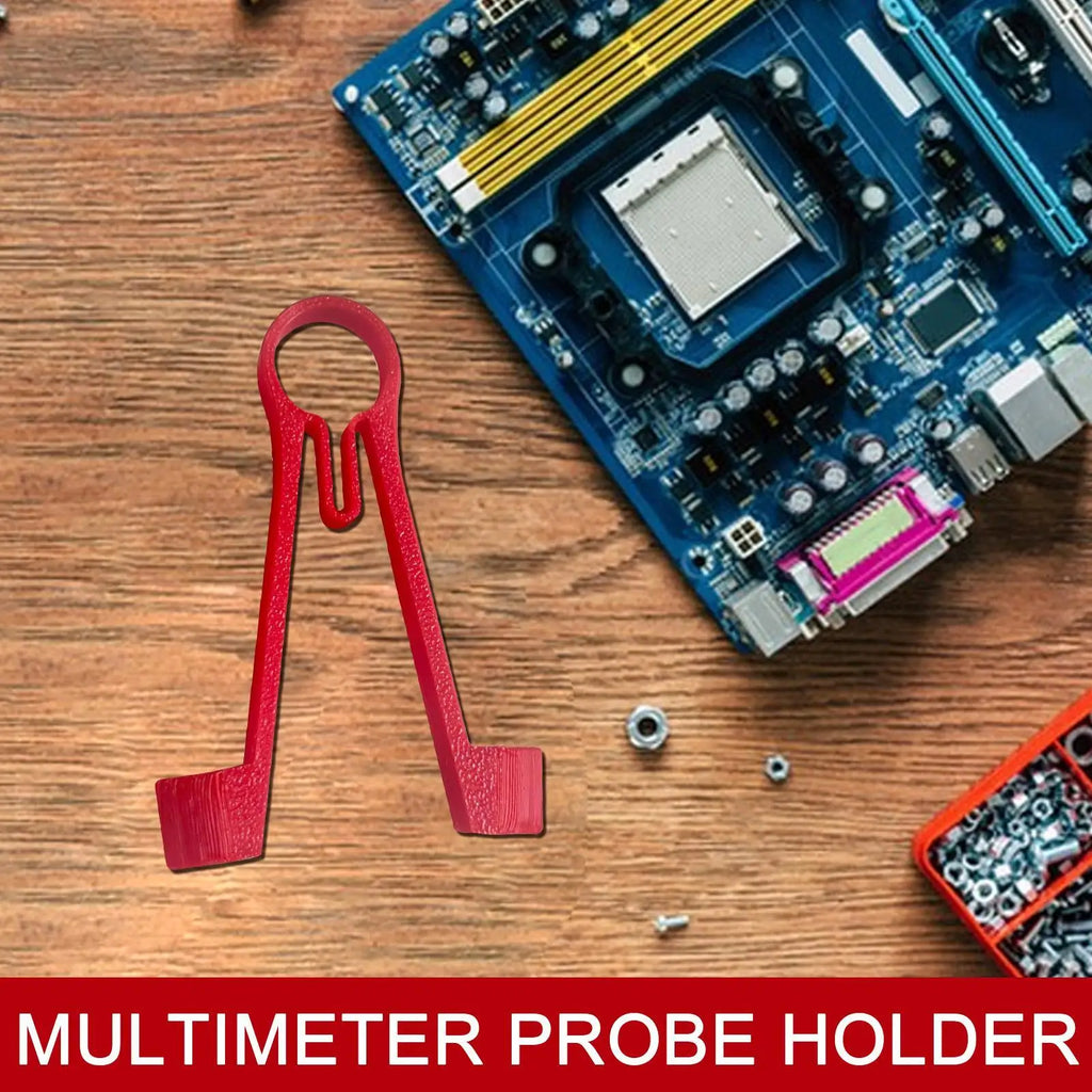 Holder Multimeter Probe Test Meter Probes Clamping Tool Electrical Qme