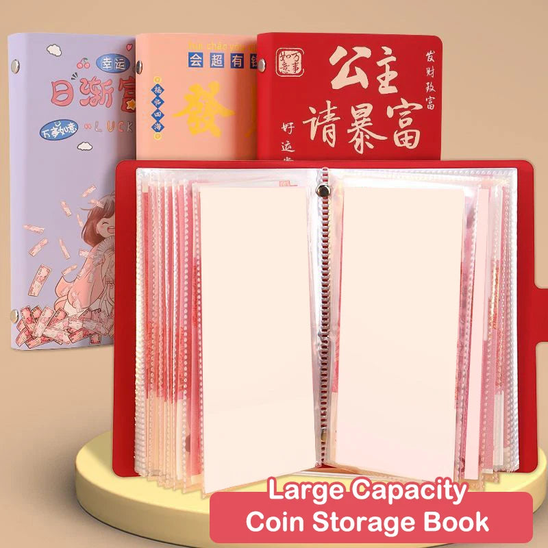 100 Envelopes Money Saving Challenge Get Rich Save Large Capacity Qme