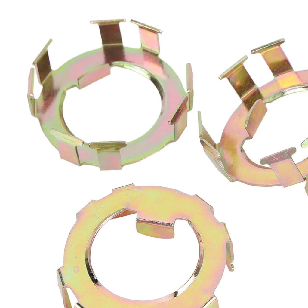 4Pcs Trailer Spindle Nut Retainer Metal Secure Fixation Wheel Spindle Nut Retainer Replacement for EZ-Lube Jam Nut Qme