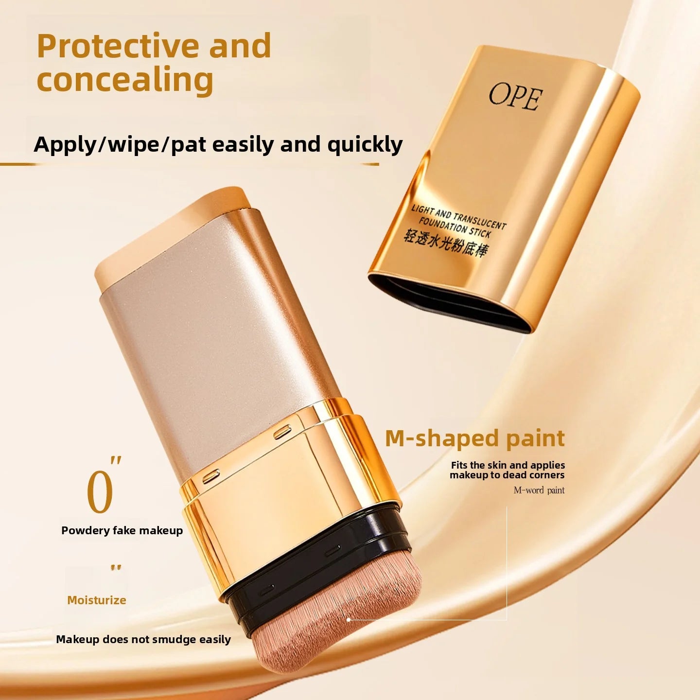 OPE Hydrating Foundation Stick Non-cakey All-day Moisture Coverage Qme