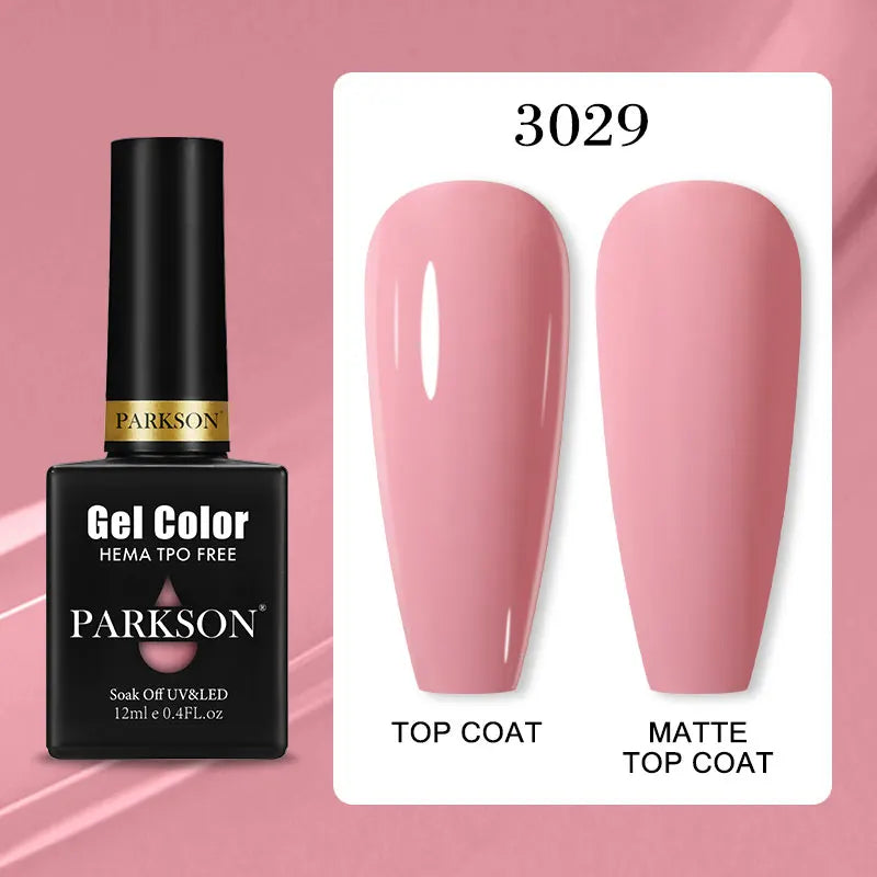 Parkson Colorful Nail Gel Polish Lacquer Soak Off UV LED Long Lasting