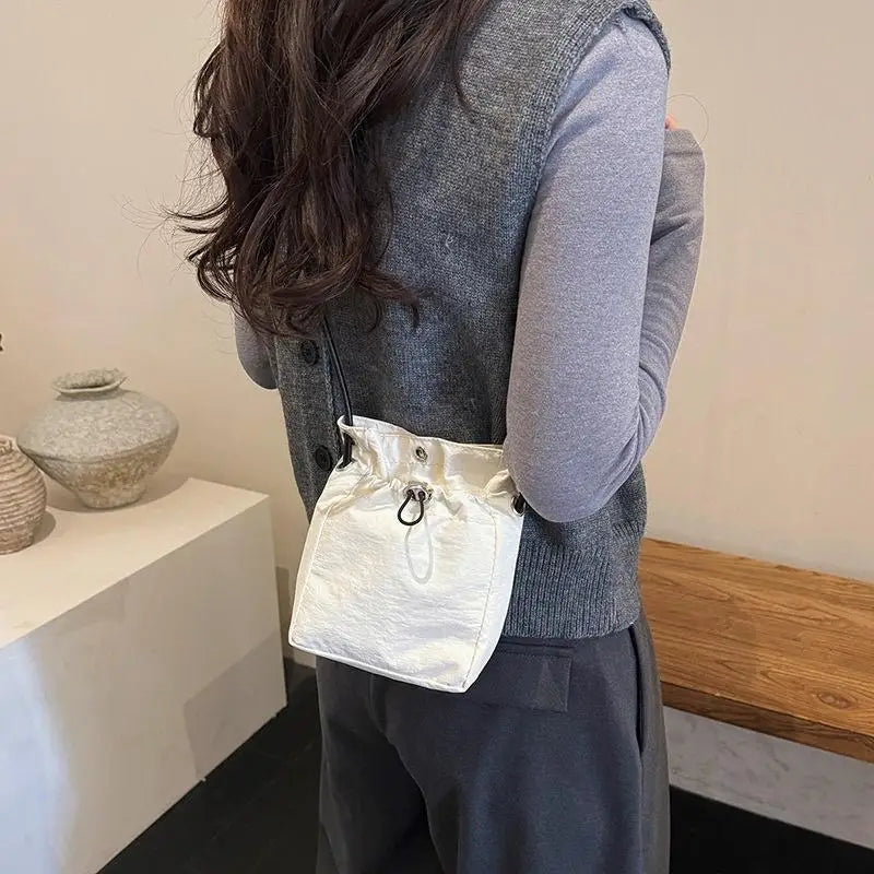 Nylon Bag Korean Fashion Canvas Crossbody Shoulder Sling Lightweight Qme 002