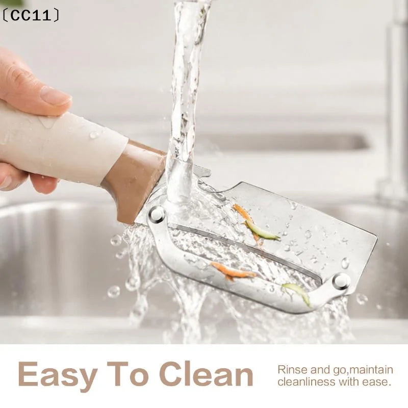 1 Stainless Steel Flat Edge Peeler Fruits Vegetables Kitchen Qme