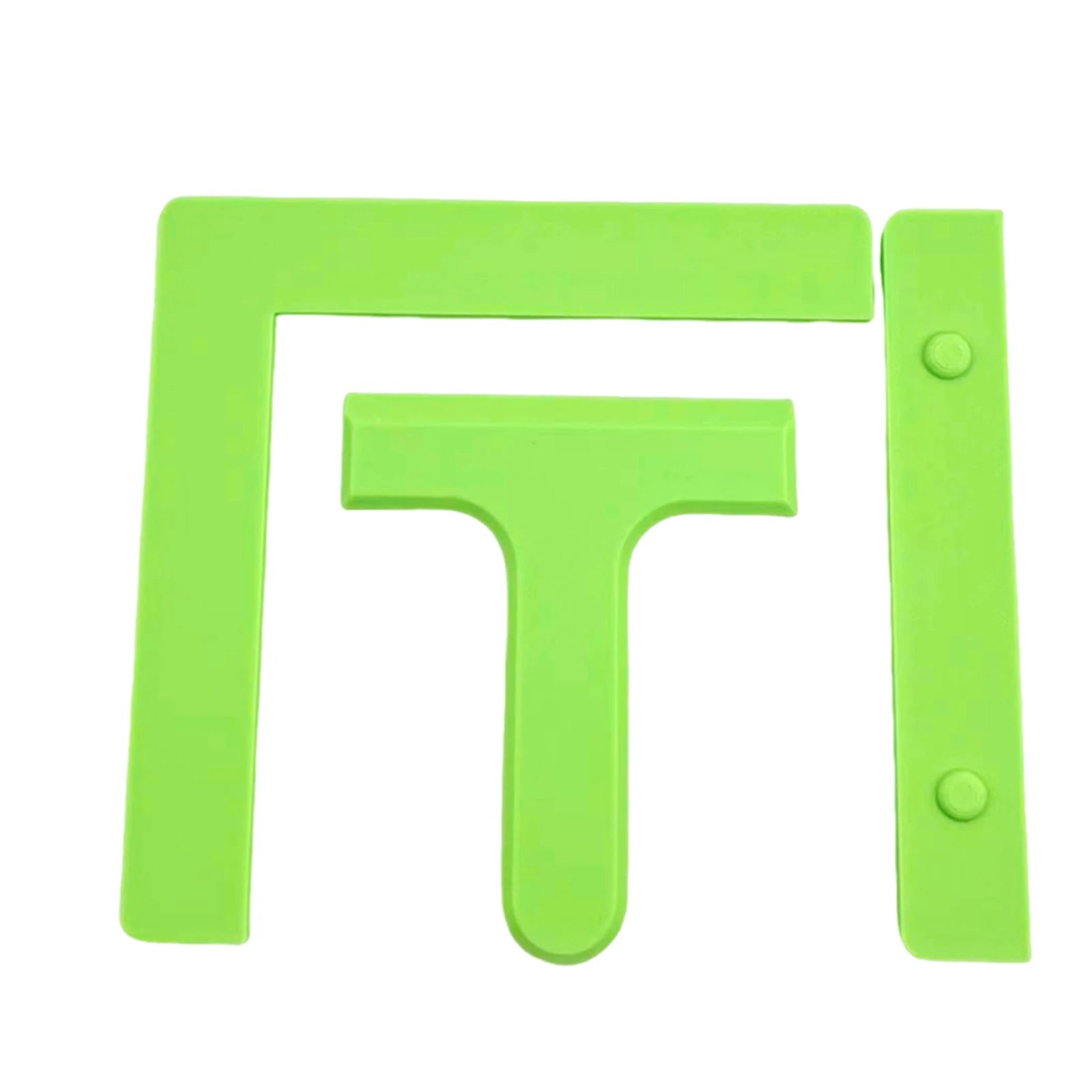 3-Piece Set Diamond Painting Alignment Ruler Diamond Art Straightening Tool Fits Square Kits for Adults Keeps Drills Aligned Qme Fluorescent Green