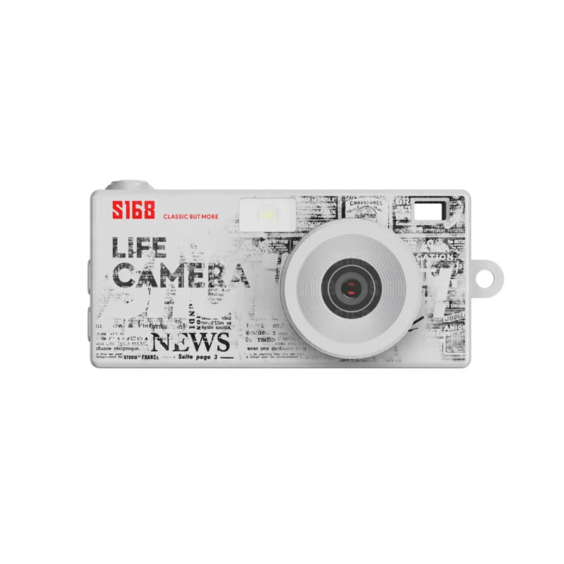 2K HD Mini Digital Camera Compact Video Recorder Screen Portable Qme one size Transparent