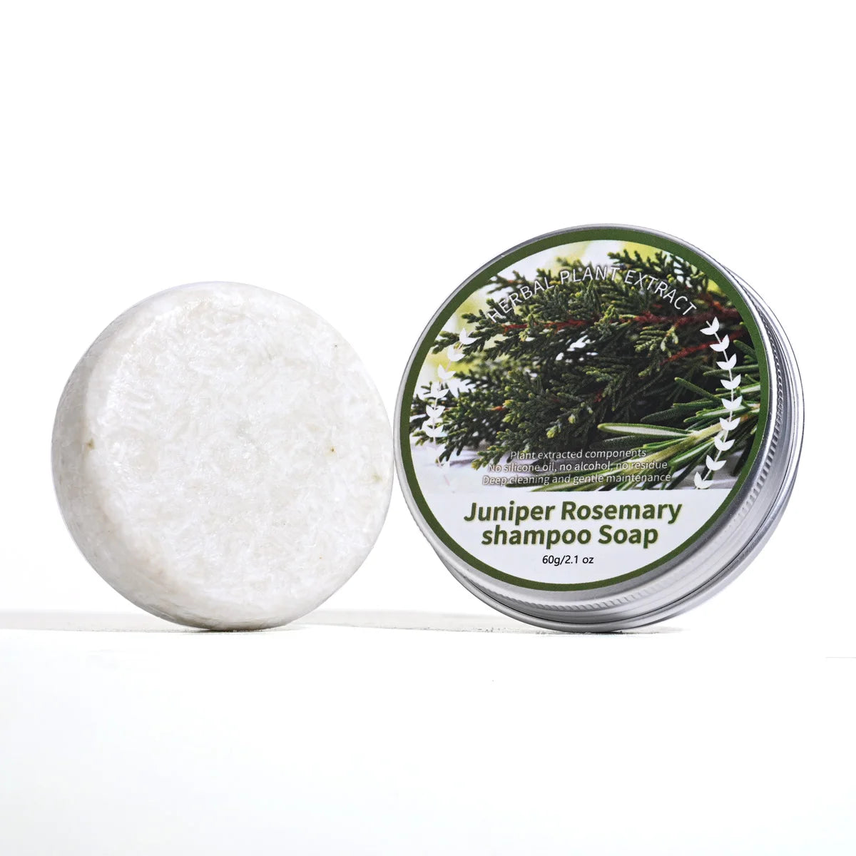 Natural Plant Extract Juniper Rosemary Essence Solid Hair Care Soap Qme