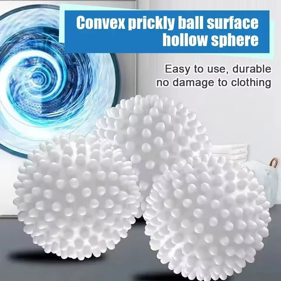 ,Essential Cleaning Supplies for Laundry Reusable 6pcs Silicone Anti Fouling Drum Laundry Ball Home Clean Bathroom Qme
