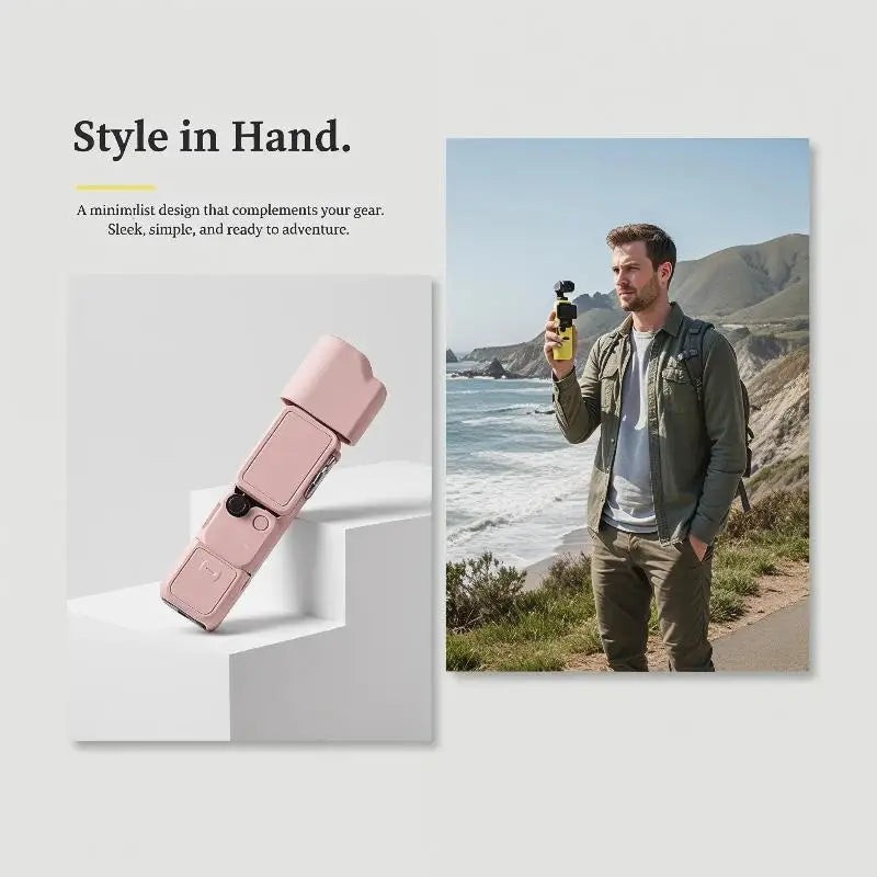 Lightweight Silicone Protective Case Osmo Pocket 4 Enhances Camera Qme