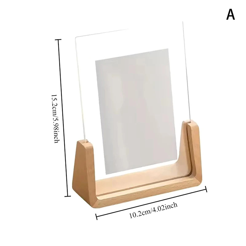 Picture Frame Wooden Kpop Idol Photo Display Wedding Party Holder Qme A