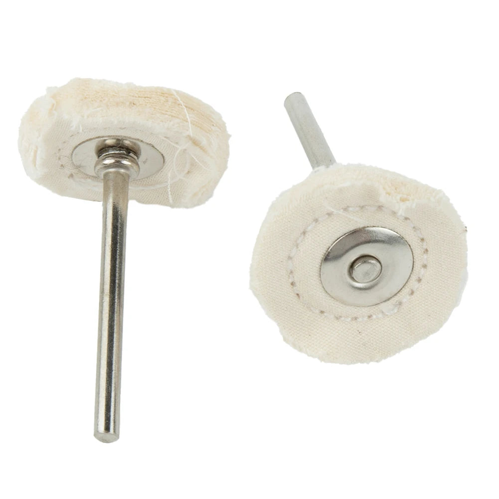 5 X Polishing Cloth Wheel Buffing Pad Polisher Tool Grinding Head For Jewelry Grinding Pad 4mm Thickness Abrasive Tool Qme