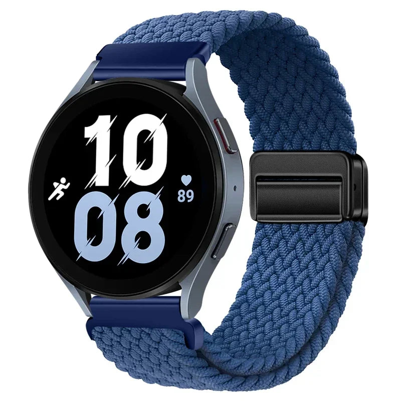 20mm 22mm nylon strap For Huawei watch 4/GT4/2/3 Pro Amazfit GTR 4 Magnetic breathable watchbands For Samsung Galaxy watch 6 5 4 Qme