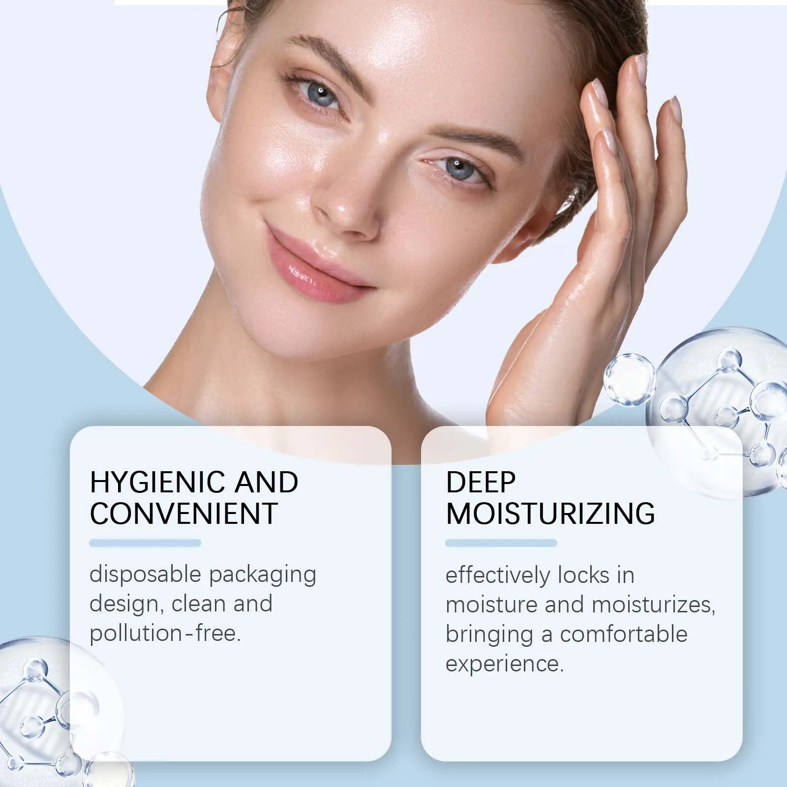 3%Hyaluronic Acid Serum Hydrating Nourishing Pore Shrink Brightening Moisturizing Smoothing Facial Essence for Plump Glowing Ski Qme