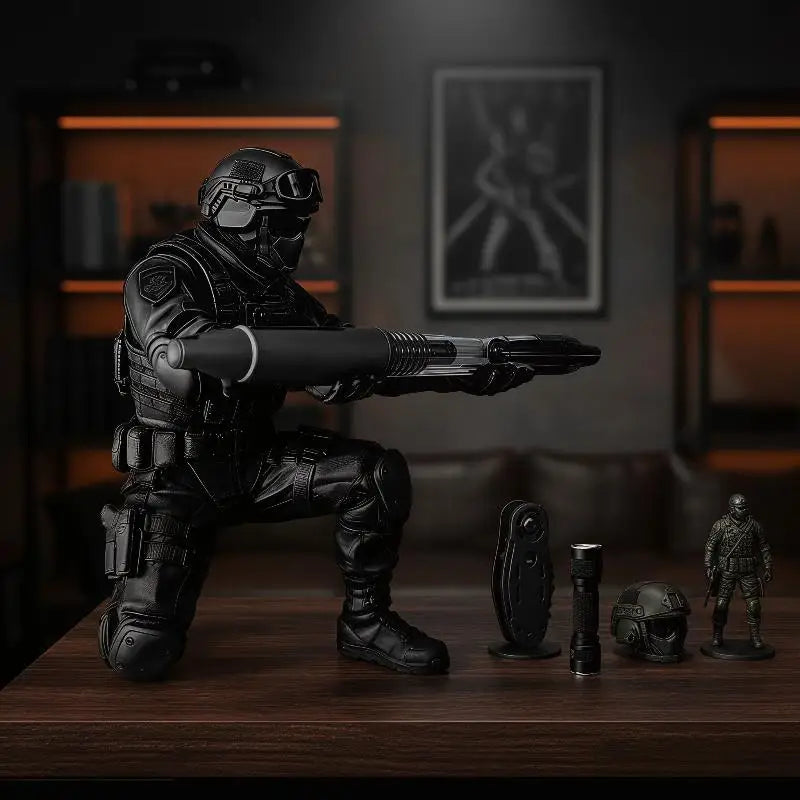 Soldier Pen Holder 3D Printed Desktop Organizer Cool Figure Statue Qme