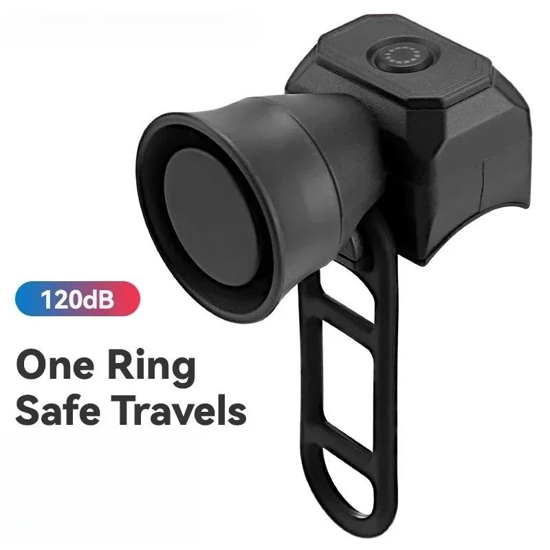 Bicycle Horn Mountain Bike Mini Waterproof Electronic Bike Bell Riding Equipment Children's Scooter Accessories Qme