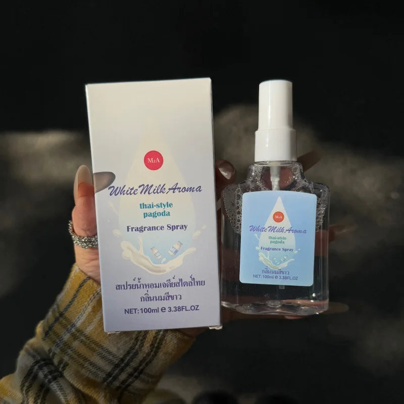 Portable Floral Eau De Toilette Spray Durable Fragrance Mini Bottle Qme E-White 100ML
