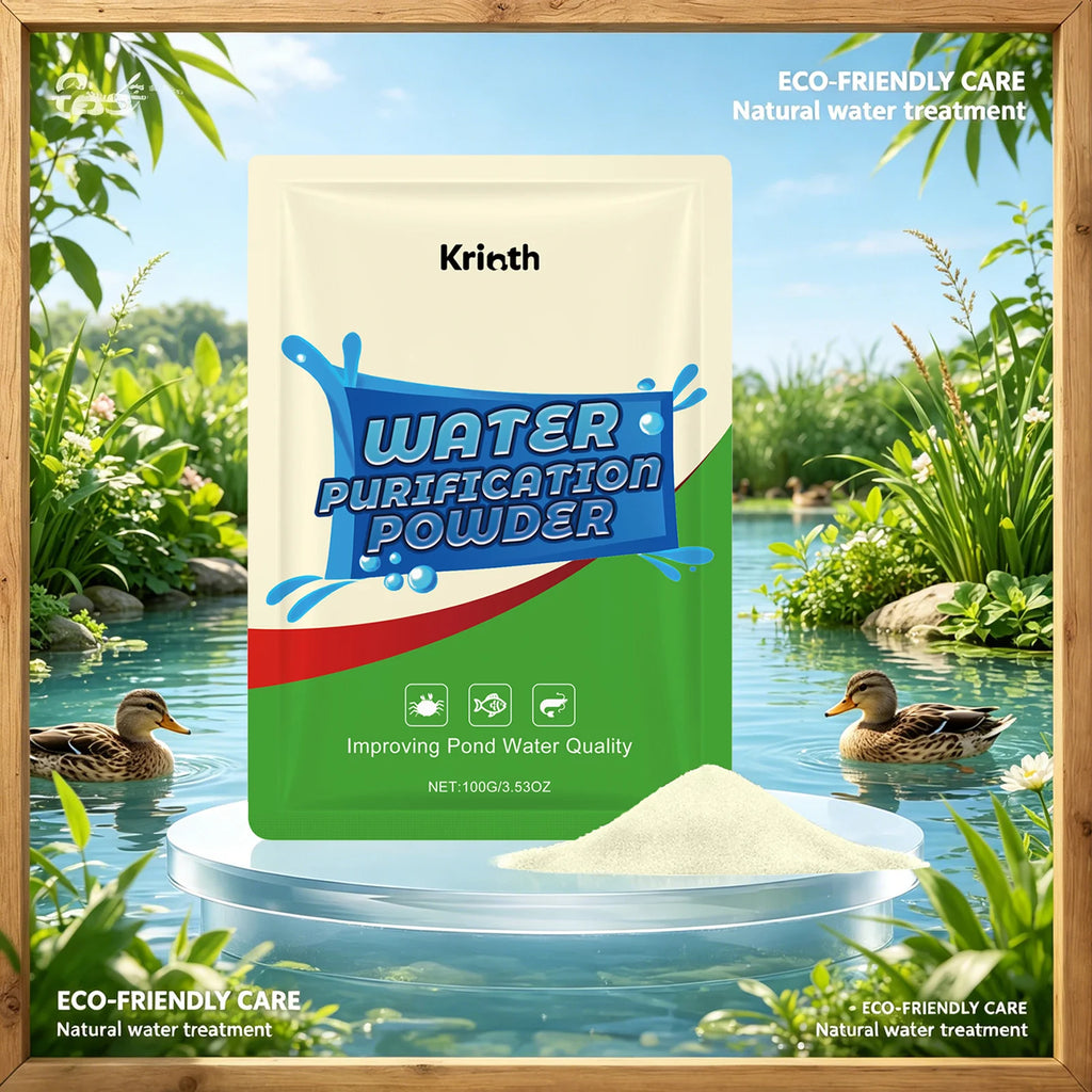 Pond Water Purification Powder Eliminate Odor Reduce Organic Waste Improves Water Clarity Safe Water Treatment Water Conditioner Qme