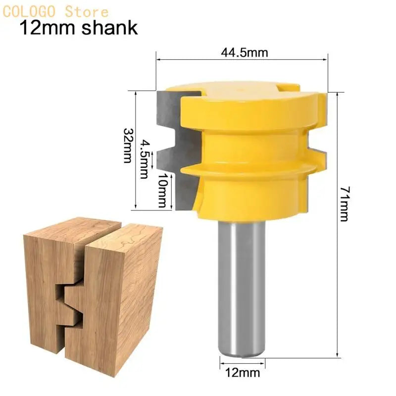 Tenon Flooring Milling Cutter 12 Shank Tongue Router Bit D0LD Qme