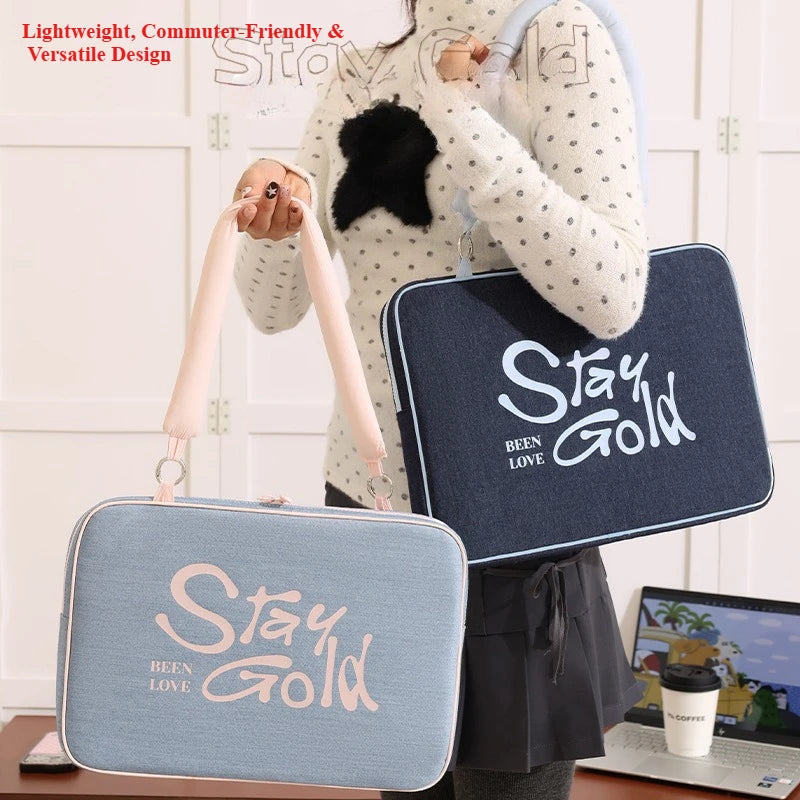 Laptop Tote 1415.6 Inch Laptop Protective Case Commuter Bag for Apple MacBook Huawei Lenovo Xiaomi HP Dell Acer Computer Case Qme