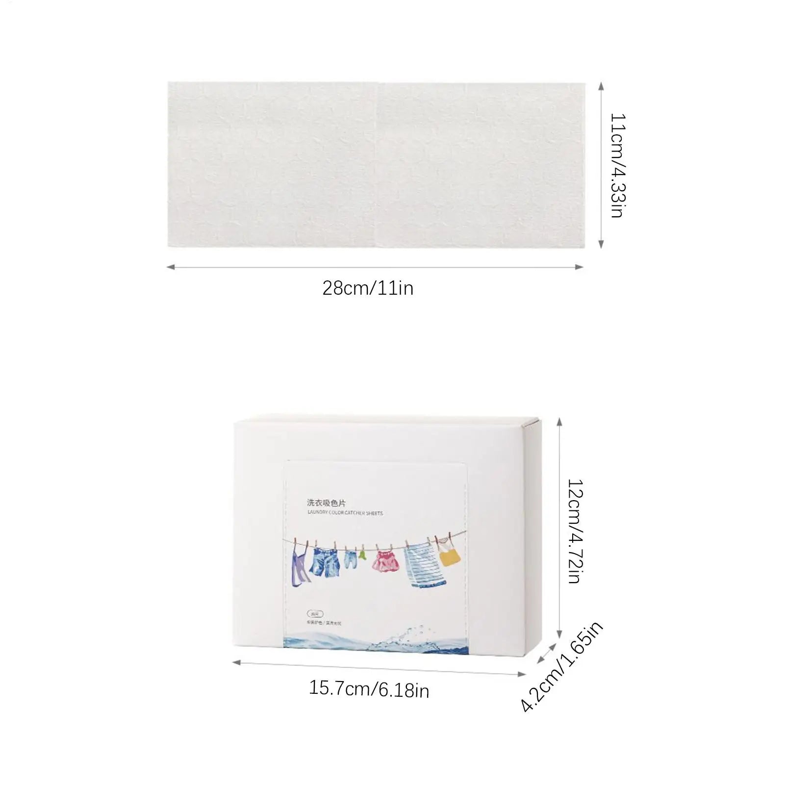 Catcher Laundry Sheets 30-Count Run Remover Household Supplies Fabric Qme