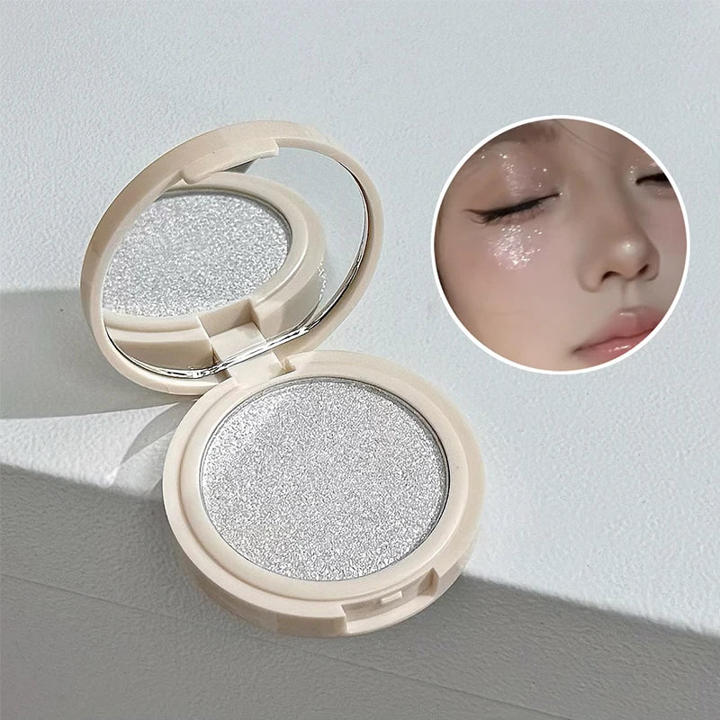 QIBEST Retro Mail Makeup Set 5pc Matte Lip Mud,1 Blush,1 Highlight And 1 Necklace Gift Multipurpose Cosmetics Kits For Women Qme