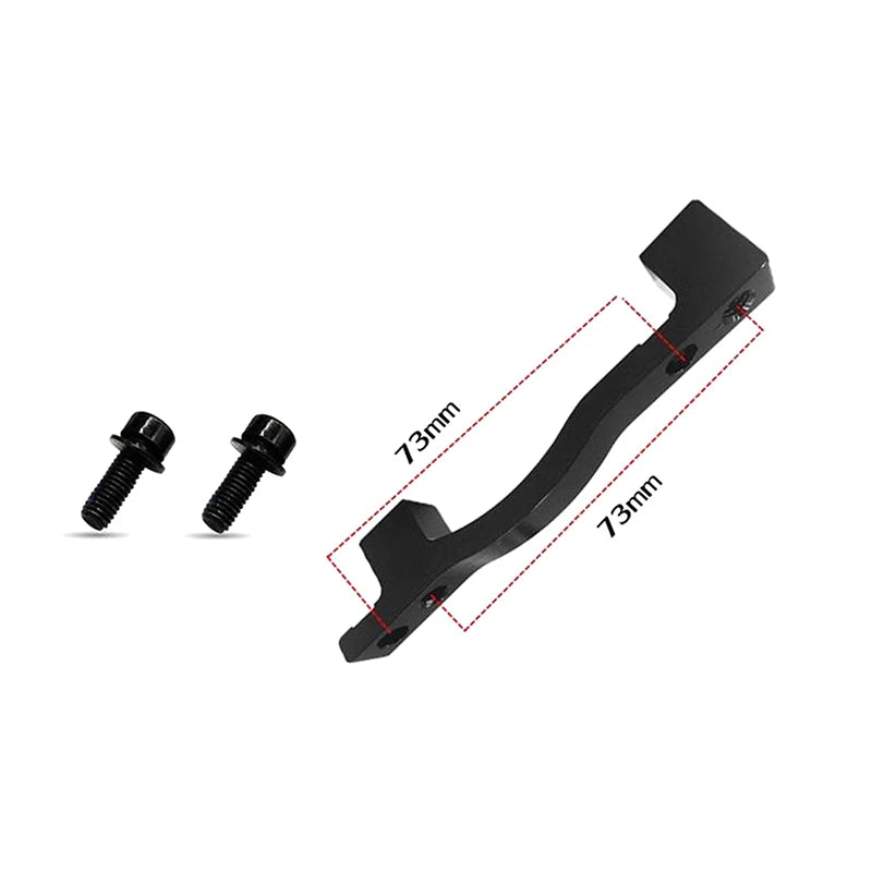 Bike Disc Brake Rotors Front Rear Caliper Adapter Aluminum Alloy Post Qme