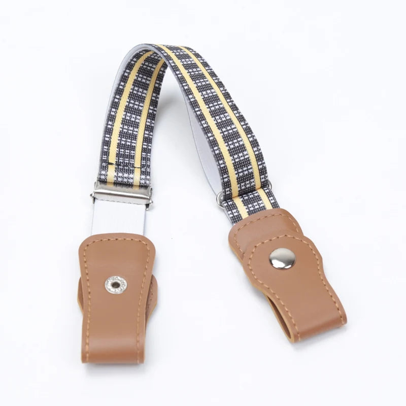 New Child Kids Buckle-Free Elastic Belt No Buckle Stretch Belt for Boys Girls Adjustable Children for Jeans Pants Lazy Belts Qme A2 40-65cm China Mainland