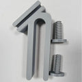 Garden Hose Holder Bucket Edge Clip Secure Water Storage Compatible Qme Gray