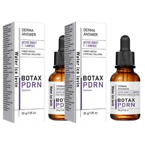DERMA ANSWER Active Boost 1:1 Ampoule, PDRN & Botax Face Care Oil with Hyaluronic Acid & Niacinamide Qme Beige 30g