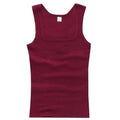 Men Solid Tank Top Breathable Sport Vest Quick-drying Keep Fit Shirt Sleeveless Square Neck T-shirt Running Fitness Clothing Qme JH M