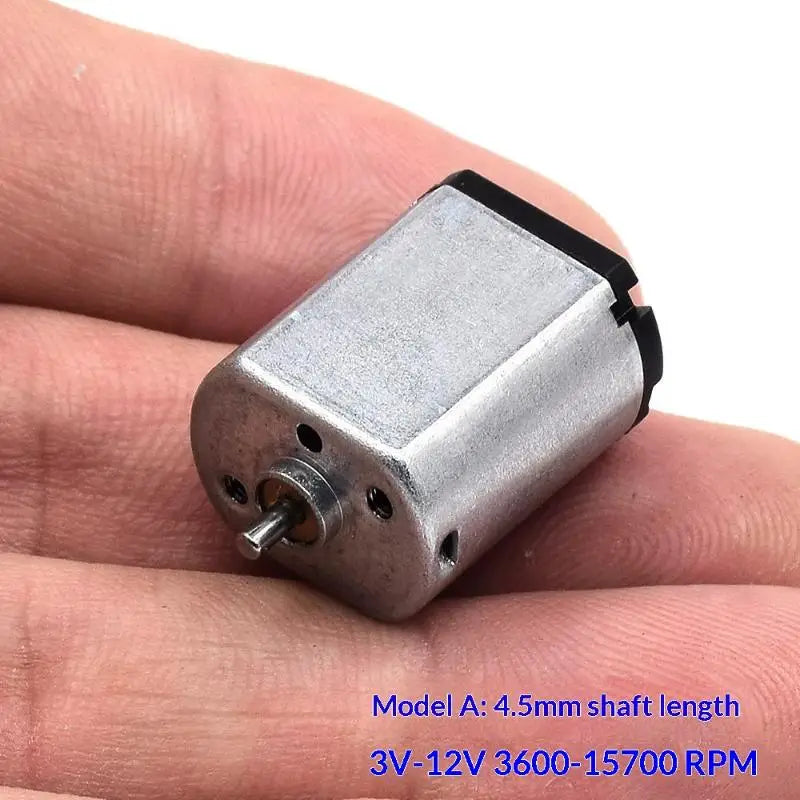 FF-030 Micro DC Motor 3V-12V High Speed Mini 030 Electric Motor Mute Noble Metal Brush for Car Lock AV Device DIY Hobby Toy Qme