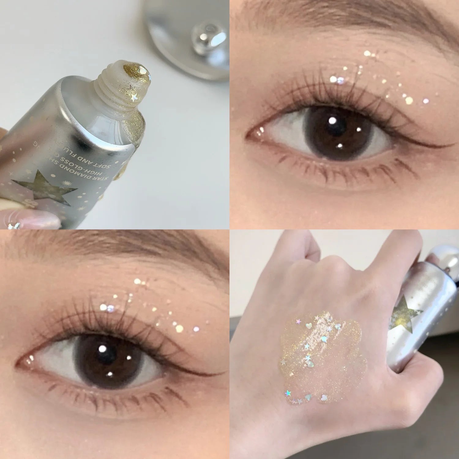 SHAQINUO Glittering Highlighter Gel Glitter Liquid Atmosphere Sense Qme S9070-03
