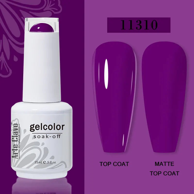Arte Clavo Red Series Nail Polish Party Colors Gel Varnishes All