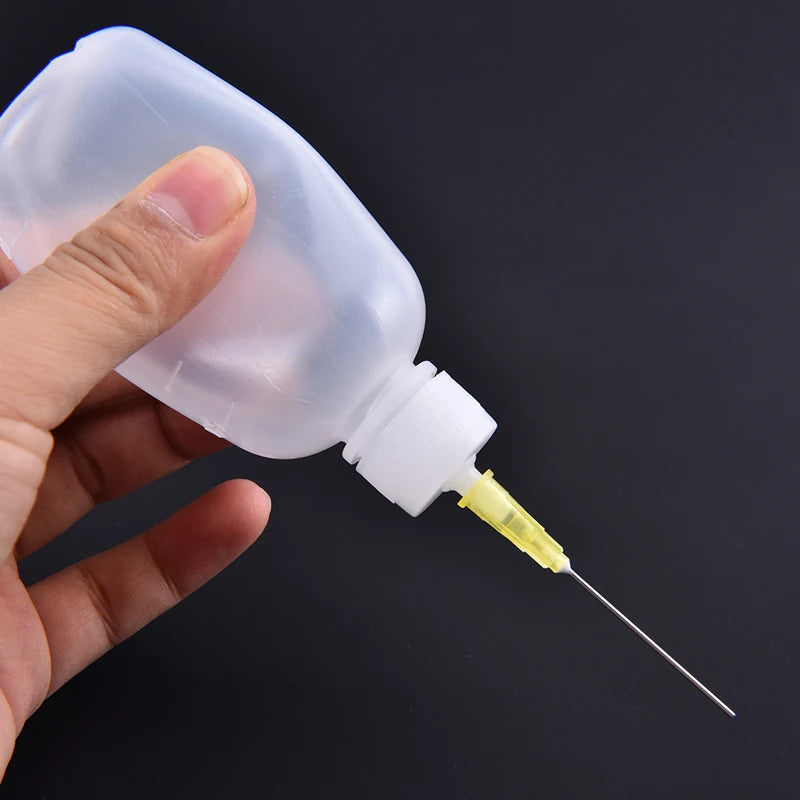 Transparent Polyethylene Needle Dispenser Dispensing Bottle Rosin Qme