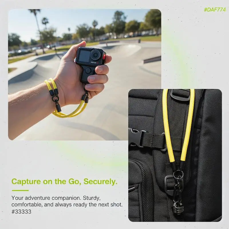 Travel-friendly Lanyard OSMO Pocket 3 4 1 Screw Keeps Device Safe Qme