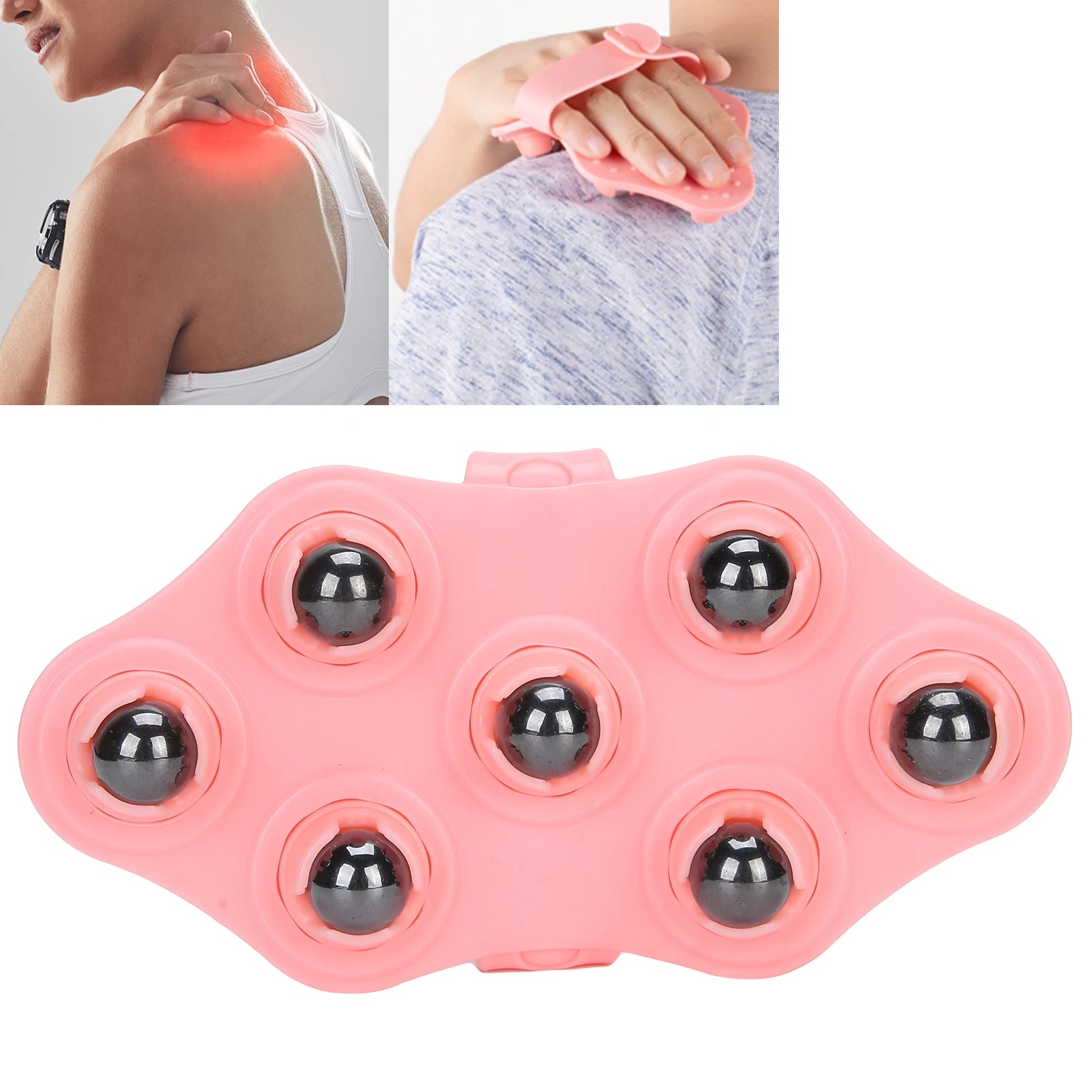 Body Massager Slimming Roller Ball Massager Portable Roller Ball Massage Glove Muscle Relax Slimming Magnetic Bead Body Massager Qme