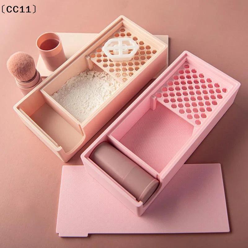 CC11Polymer Clay Cutter Anti-stick Starch Box Brush Soft Ceramic Qme