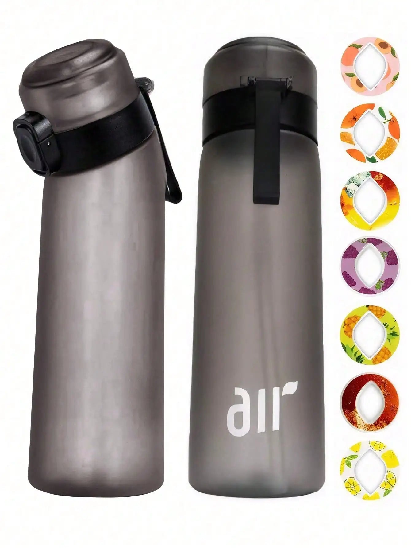 Portable Sports Traw Water Bottle Equipped 0 Sugar Calorie Random Qme black 0.8L