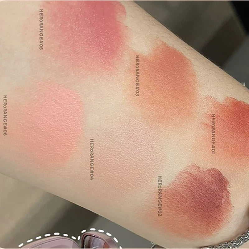 Velvet Cream Multi-Use Palette Low Saturation Contour Blush & Lip Tint Natural Matte Finish for Autumn Winter Nude Makeup Qme