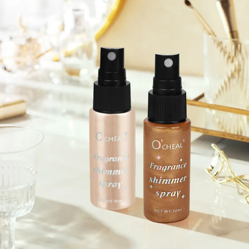 Flash Spray Lasting Waterproof Sweat Proof Stain Suitable Face Body Qme