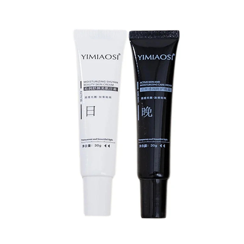 Facial Redness Repair Cream Improve Sensitive Skin Dryness Hydrating Sooth Lotion Removal Rosacea Day Night Korean Cosmetics Qme 2pc