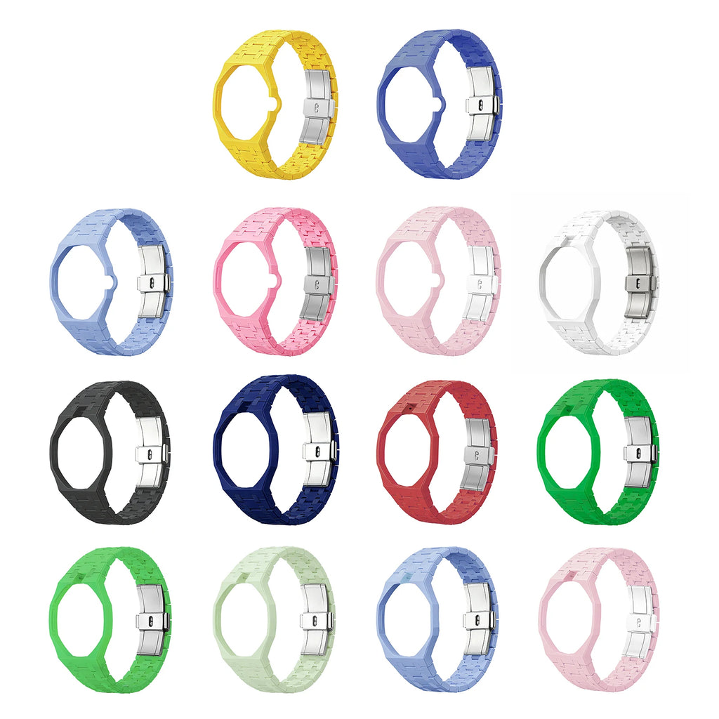 Ceramic Modification Kit for Swatch X AP Royal POP Biomaterials Watch Case + bioceramic Strap Pocket Changer To Wristwatch Qme