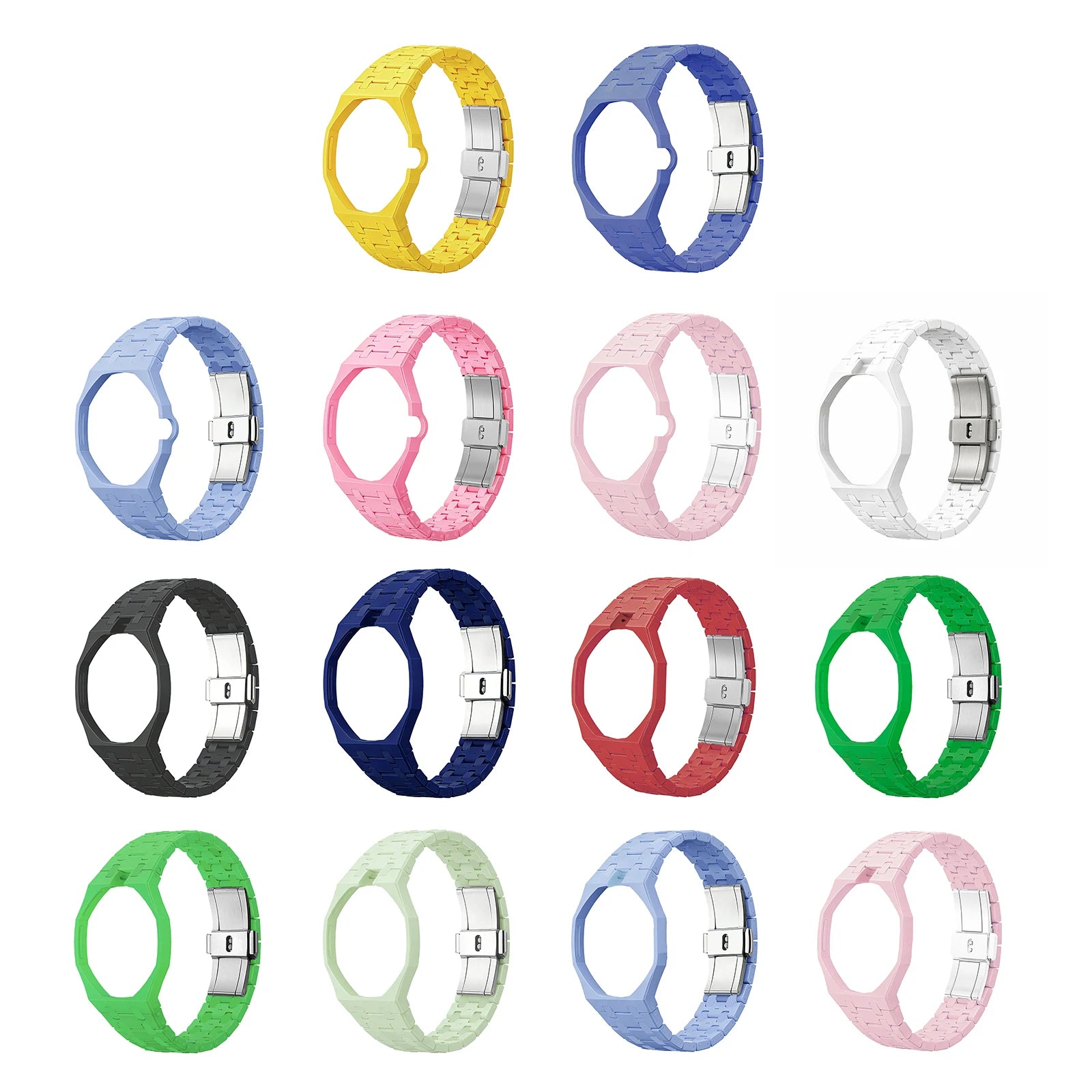 Ceramic Modification Kit for Swatch X AP Royal POP Biomaterials Watch Case + bioceramic Strap Pocket Changer To Wristwatch Qme