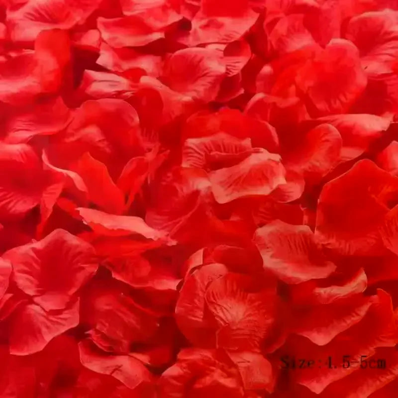 1000Pcs Artificial Fake Rose Petals Colorful Simulation Silk Rose Petal For Valentines Day Wedding Party Romantic Decoration Qme