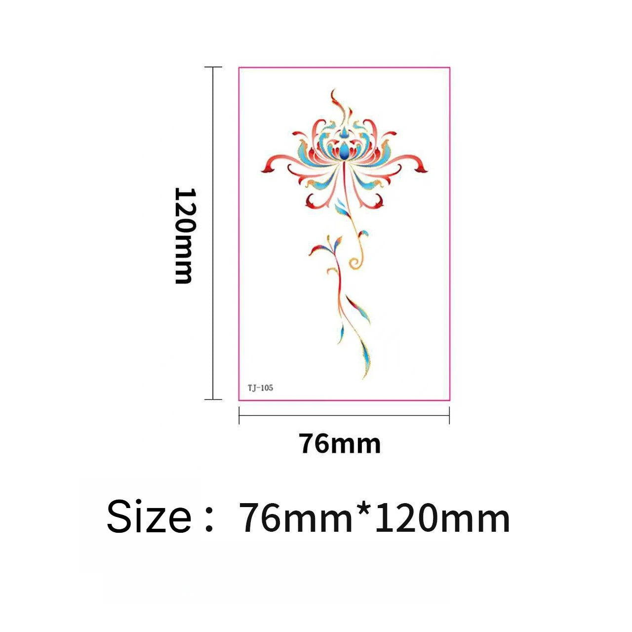 A Golden Foil Phoenix Pattern Tattoo Stickers, Waterproof Sweatproof Decals for Arm Collarbone Hanfu Shooting Fashion Body Decor Qme