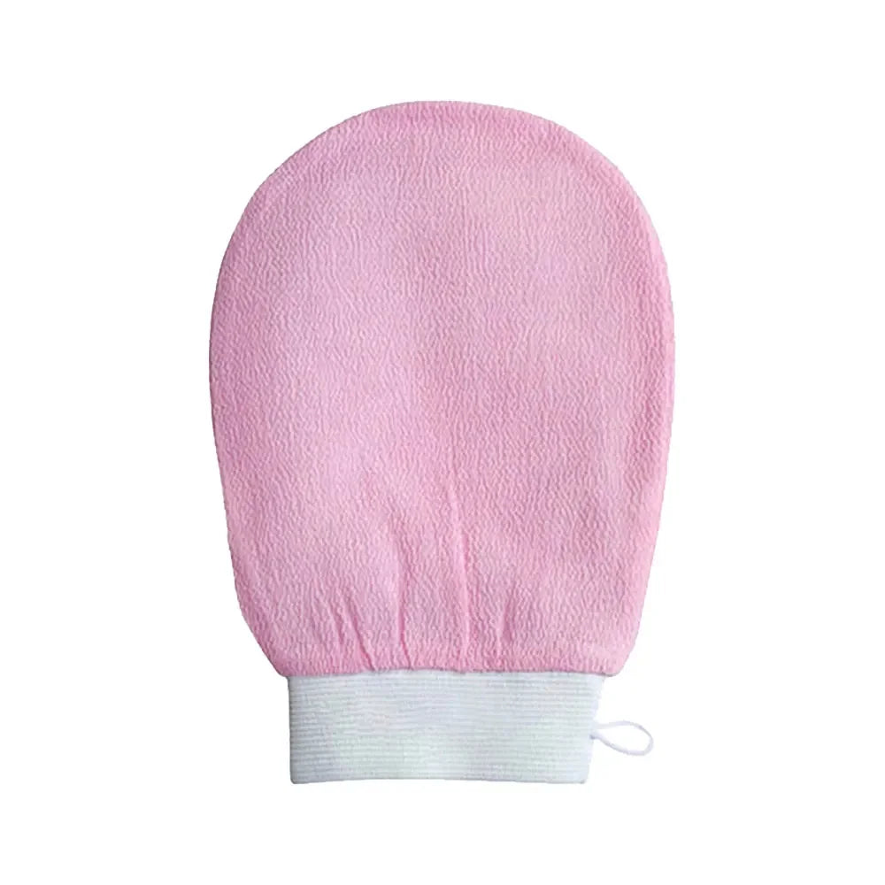 Moroccan Hammam Exfoliating Shower Gloves Painless Remove Dead Skin Scrub Body Korean Massage Mitt Bathroom Cleaning Gadget 1pc Qme Pink