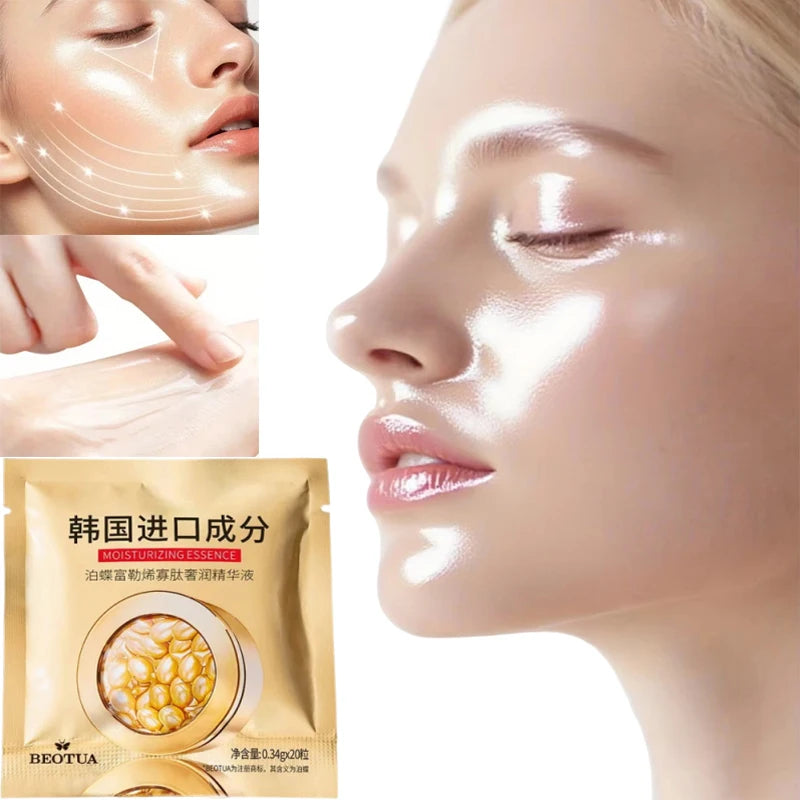 New 20pcs Hyaluronic Acid Capsules Serum Face Fine Line Repair Spot Whiten Reduce Wrinkle Ageless Firm Skin Care Cosmetics ﻿ Qme
